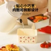 2026 Cream Cherry Office Workers' Special Bento Box, 2304 Stainless Steel insulated lunch box, microwave-safe for portioning Specification image